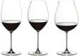 Riedel Veritas Red Wine Tasting Set revolutionizes the grape varietal-specific wine glass. The result is convincing: lighter