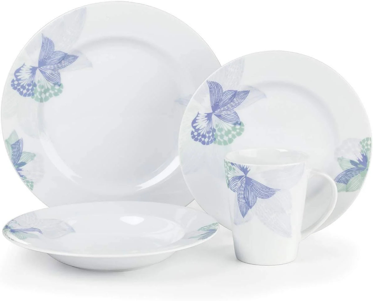 Cuisinart Pannes Collection 16-Piece Porcelain Dinnerware Set - CU-CDP01-S4OP Elegant AccScents