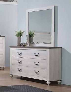 Stillwood Rectangle Dresser Mirror Vintage Linen - 223284 Pie's Variety Store