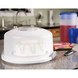 Sterilite Cake Server See-Through Lid