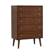 Wenham 5-Drawer Rectangular Chest Burnt Sugar - 222605 Pie's Variety Store