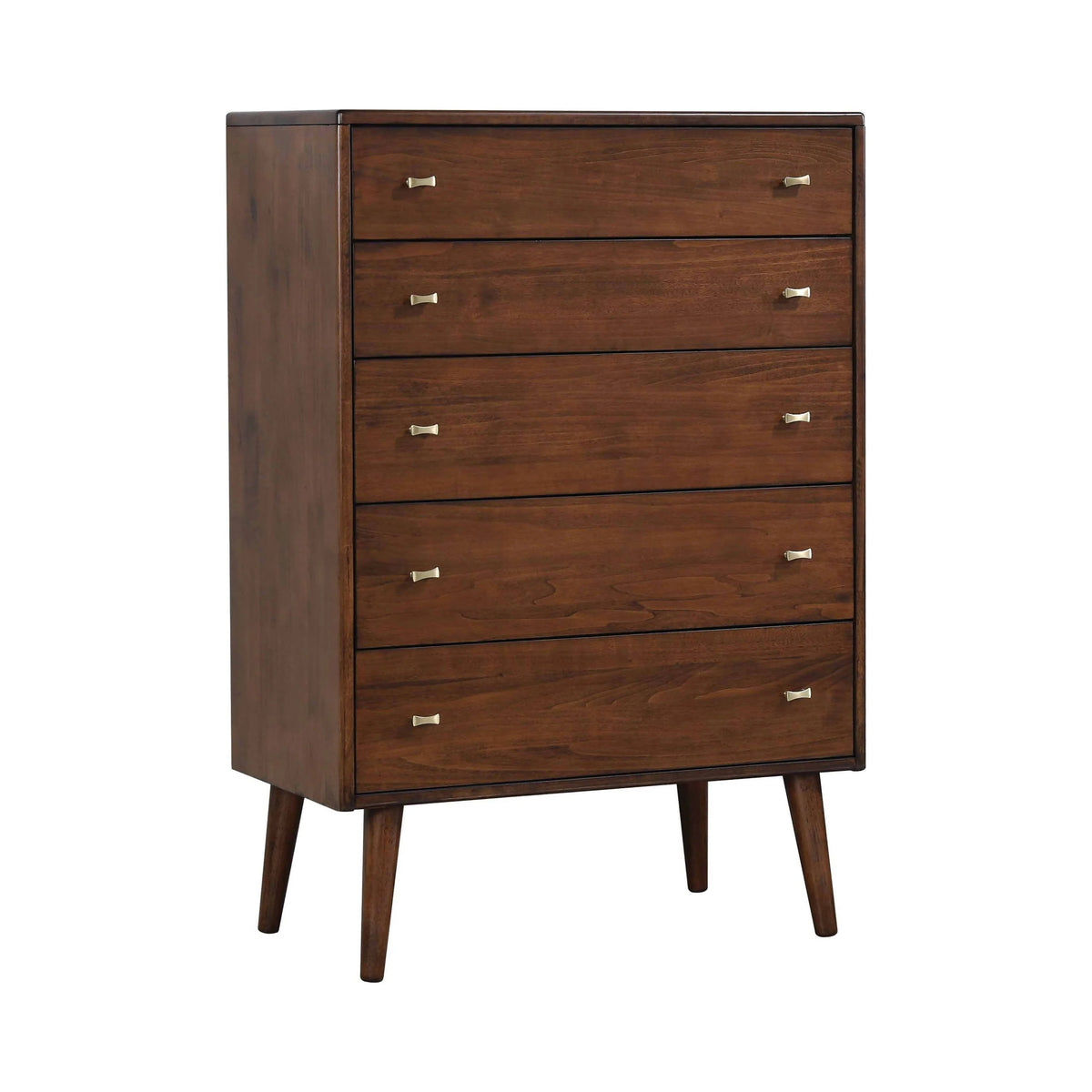 Wenham 5-Drawer Rectangular Chest Burnt Sugar - 222605 Pie's Variety Store
