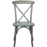 Advantage Dark Driftwood X-Back Chair [X-BACK-BURDRIFT] Pie's Variety Store