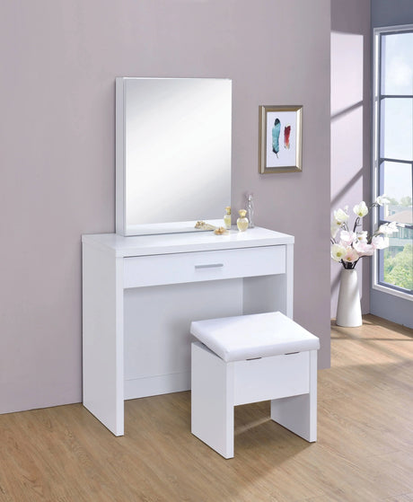 2-Piece Vanity Set With Lift-Top Stool