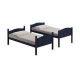Littleton Twin/Twin Bunk Bed With Ladder Blue - 405053BLU A-Z Store Nadia