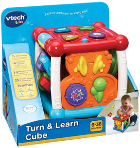 Vtech Baby Turn and Learn Cube - 80-150503 Pie's Variety Store