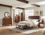 San Mateo Queen Platform Bed Desert Teak - 222981Q Elegant AccScents