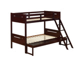 Littleton Twin/Full Bunk Bed Espresso - 405052BRN A-Z Store Nadia
