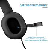 Etpark Gaming Headset for PS4 Xbox One 3.5mm Wired Over-head Stereo Gaming Headset Headphone with Mic Microphone