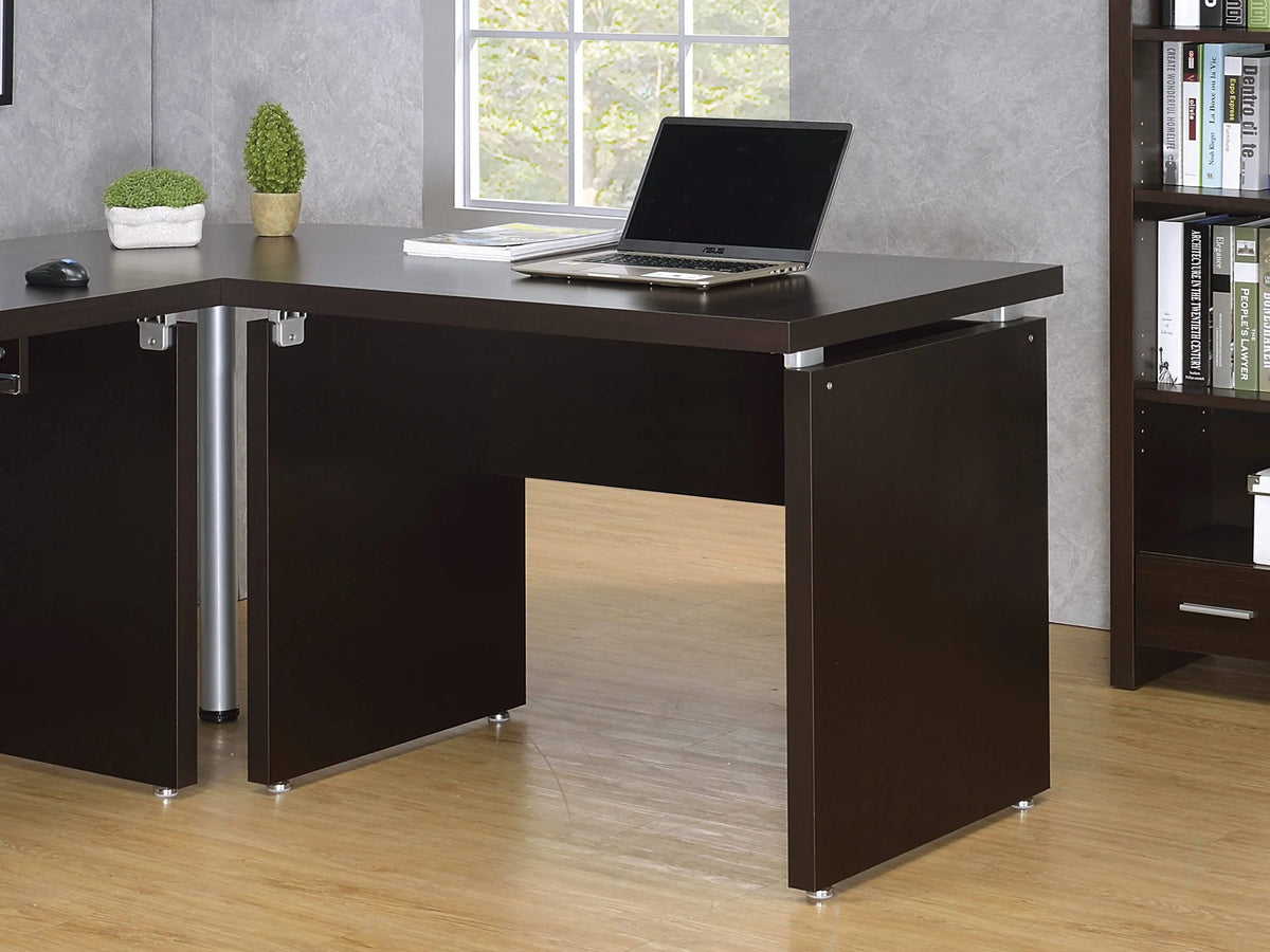 Skylar Extension Desk Cappuccino - 800892 Pie's Variety Store