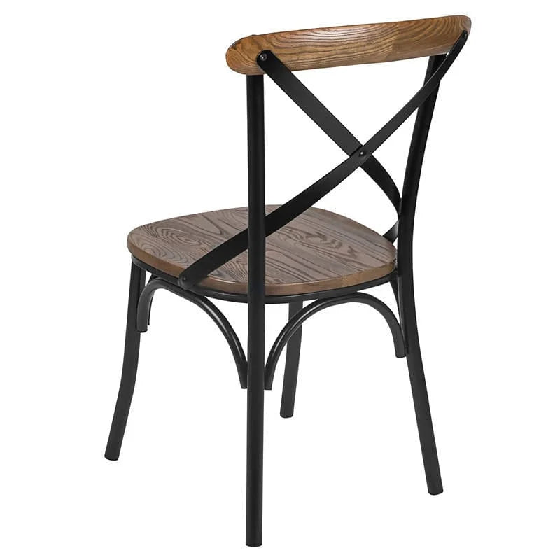 Advantage Dark Driftwood X-Back Chair [X-BACK-BURDRIFT] Pie's Variety Store