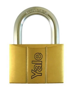 Yale Solid Brass Padlock 70mm - 4892405140094 Pie's Variety Store