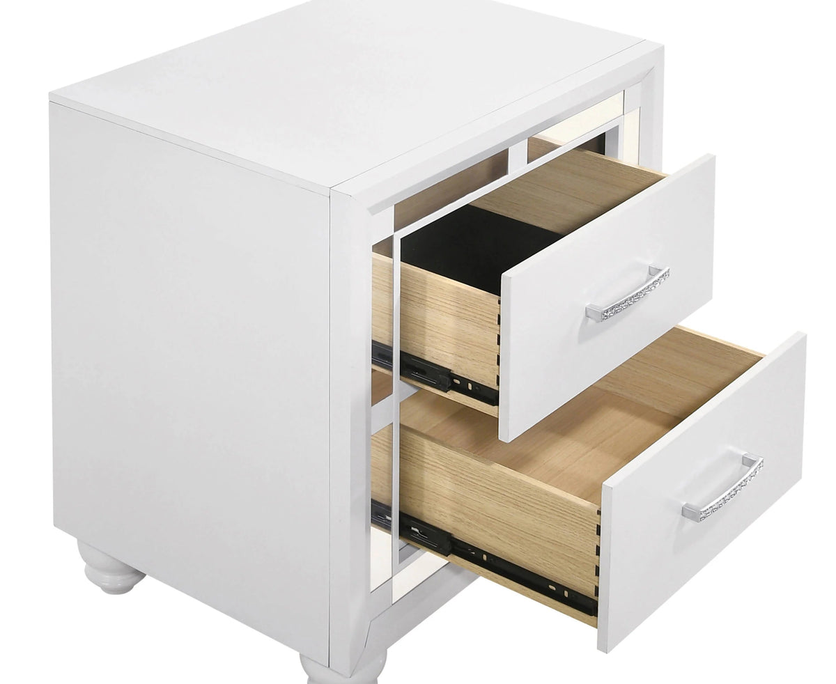 Whitaker 2-Drawer Nightstand White - 223332 Pie's Variety Store