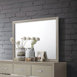Beaumont Rectangular Mirror Champagne - 205294 Pie's Variety Store