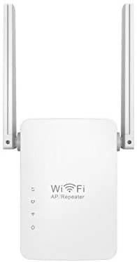 Pukido New-Lv-Wr13 Wifi Repeater Wireless Wifi Range Extender Booster 300Mbps Router Wifi Signal Booster 2 Antennas Wall Plug - PUKLVWR13 Pie's Variety Store