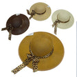 Women Assorted Sun Hat With Animal Printed Tie