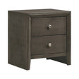 Serenity 2-Drawer Nightstand Mod Grey - 215842 Pie's Variety Store