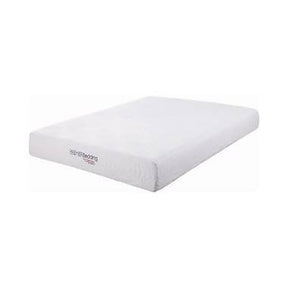 Ian Queen Memory Foam Mattress White - 350065Q Pie's Variety Store