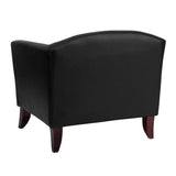 HERCULES Imperial Series Black LeatherSoft Chair - 111-1-BK-GG Pie's Variety Store