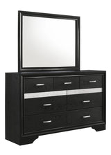 Miranda Rectangular Mirror Black - 206364 Pie's Variety Store