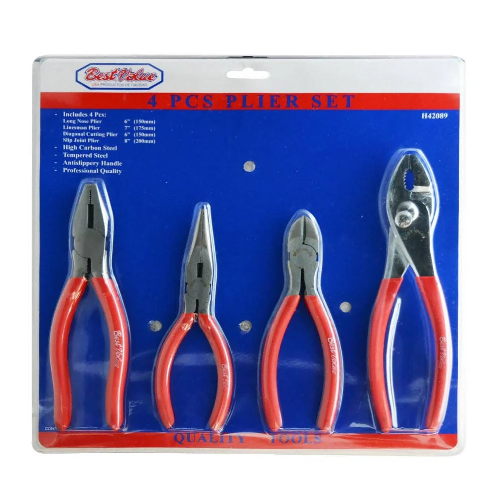 Best Value 4 Piece Pliers Set - BV-H42089 Elegant AccScents