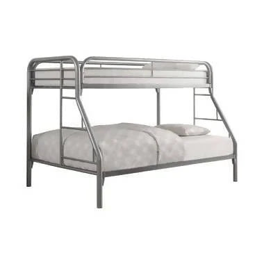 Morgan Twin Over Full Bunk Bed Silver - 2258V A-Z Store Nadia