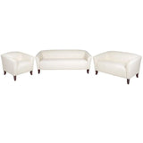 HERCULES Imperial Series Reception Set in Ivory LeatherSoft - 111-SET-WH-GG Pie's Variety Store