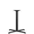 30'' x 30'' Restaurant Table X-Base with 3'' Dia. Table Height Column [XU-T3030-GG] Fl Furniture