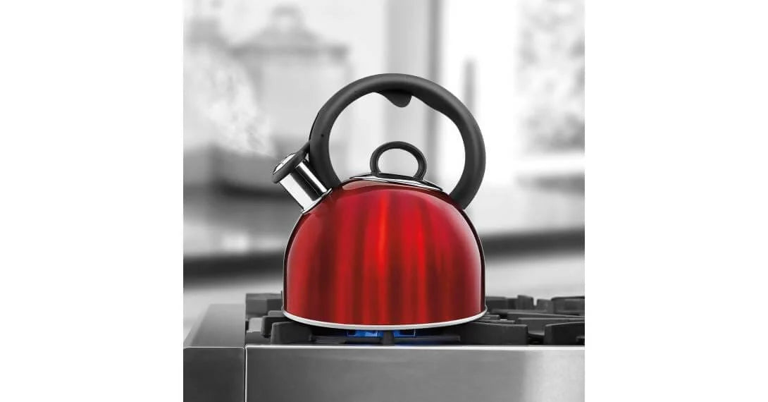Cuisinart Aura 2 Quart Teakettle (Metallic Red) - CU-CTK-S17MR / CU-CTK-S17MCP Elegant AccScents