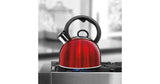 Cuisinart Aura 2 Quart Teakettle (Metallic Red) - CU-CTK-S17MR / CU-CTK-S17MCP Elegant AccScents