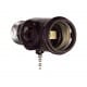 Copper Pull String Socket:  One socket to one socket with two 250W NEMA 1-15R outlets