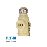 Copper Pull String Socket:  One socket to one socket with two 250W NEMA 1-15R outlets