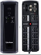 CyberPower UPS System 1500VA 6 AC Outlets per Surge 2 USB Ports per Surge 1-Wall Mount Surge w/ swivel outlets 1-4-ft. Corded Surge w/ right angle plug Model: CP1500AVRL - 387184 dayana sifontes