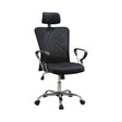 Mesh Back Office Chair Black And Chrome - 800206 Pie's Variety Store