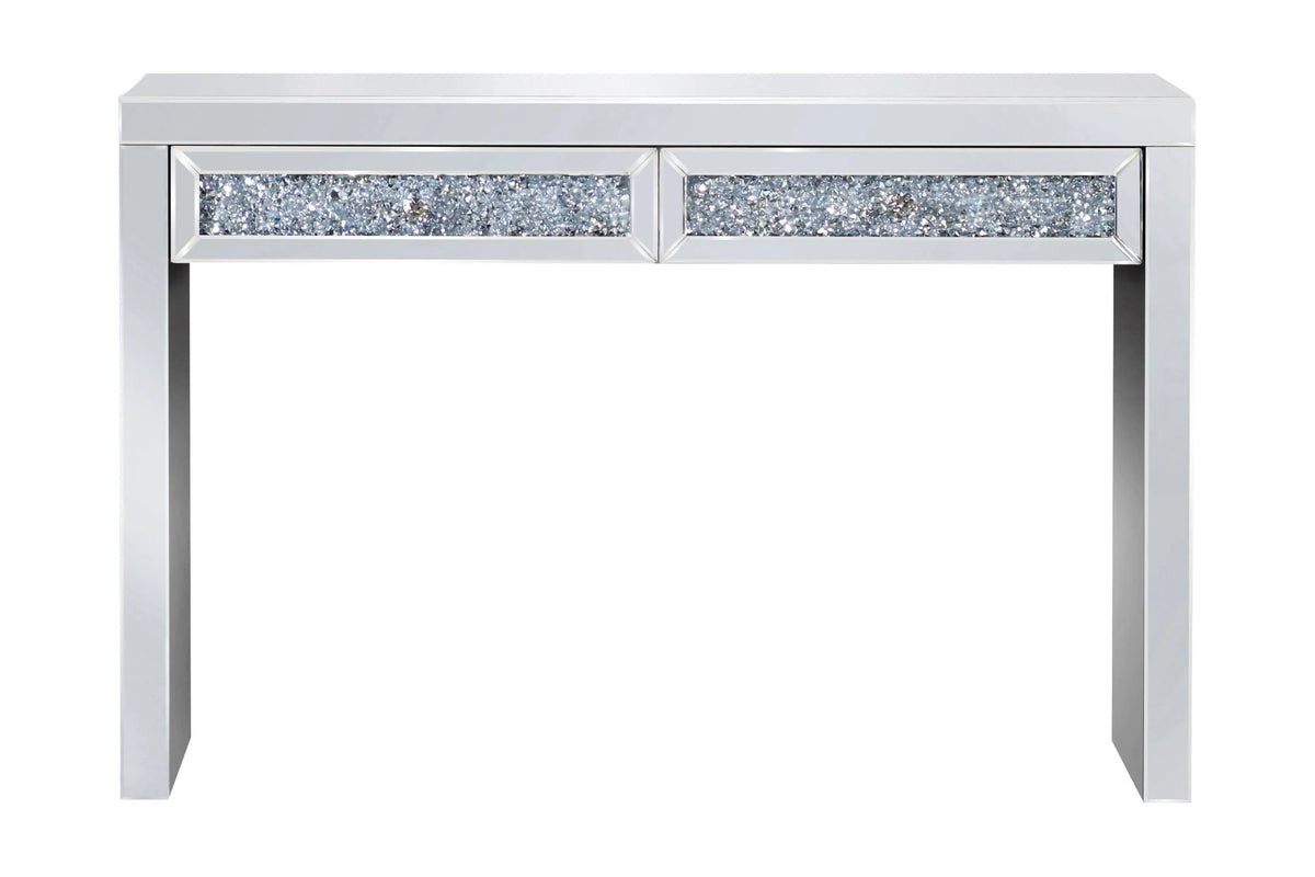 Rectangular 2-Drawer Console Table Silver - 959524 Pie's Variety Store
