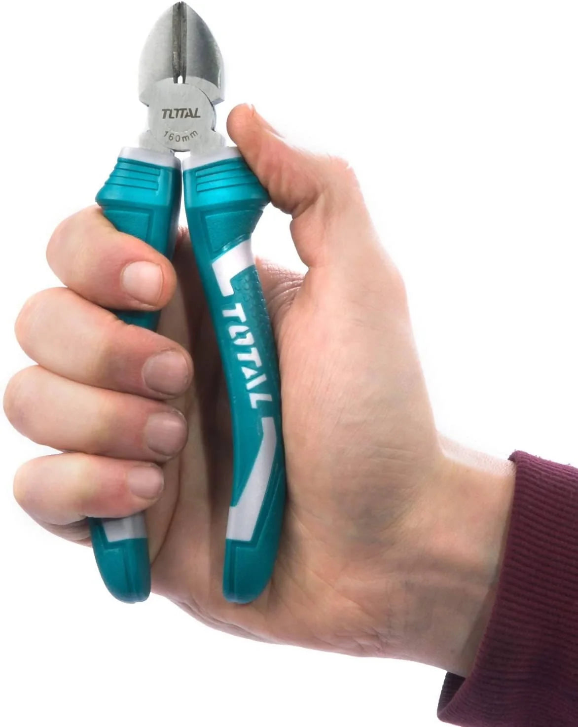 Total 7 Inch/180mm Heavy-duty Diagonal Cutting Pliers is an essential in any electrical work. Designed with handles lined with a comfortable thermoplastic rubber insulating sleeve