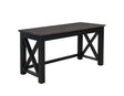 Deerfield Writing Desk Rustic Latte And Vintage Black - 881271 Pie's Variety Store