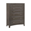Phoenix 6-Drawer Chest Coco Grey - 205475 Pie's Variety Store
