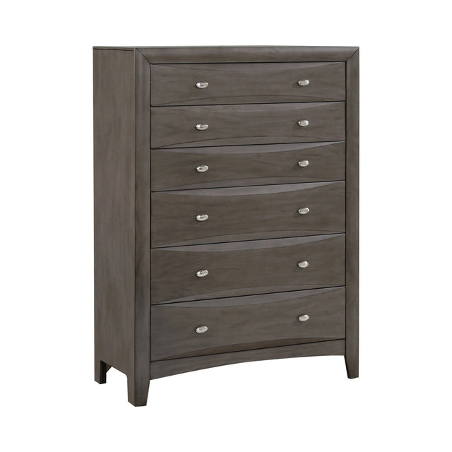 Phoenix 6-Drawer Chest Coco Grey - 205475 Pie's Variety Store