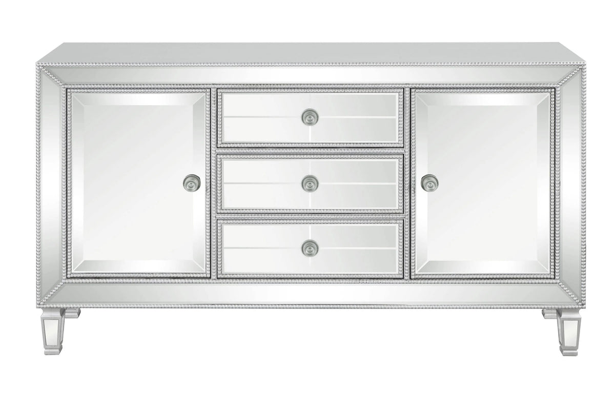 3-Drawer Accent Cabinet Silver - 950825 Pie's Variety Store