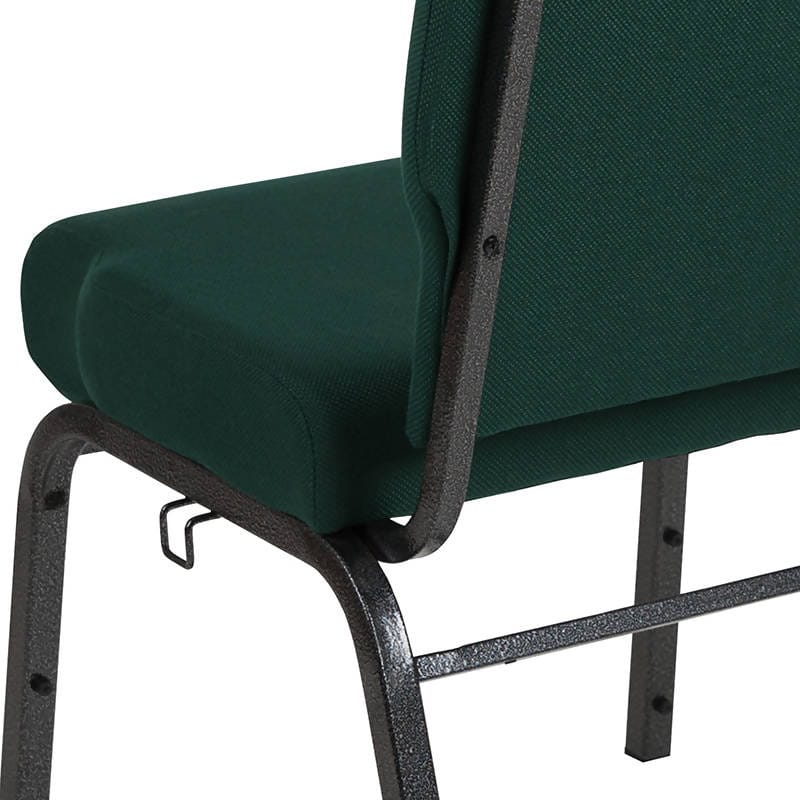 Advantage 20.5 in. Hunter Green Molded Foam Church Chair [PCCF-102] Pie's Variety Store