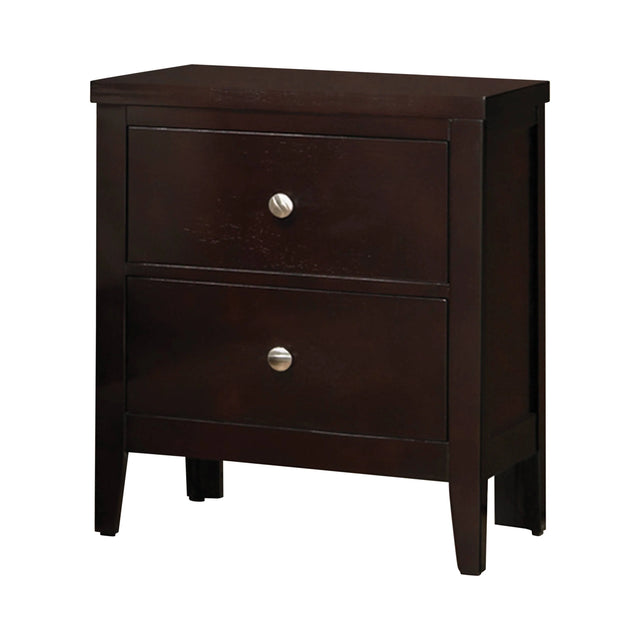 Carlton 2-Drawer Rectangular Nightstand Cappuccino - 202092 Pie's Variety Store
