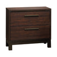 Edmonton 2-Drawer Nightstand Rustic Tobacco - 204352 Pie's Variety Store