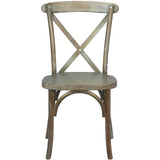 Advantage Dark Driftwood X-Back Chair [X-BACK-BURDRIFT] Pie's Variety Store