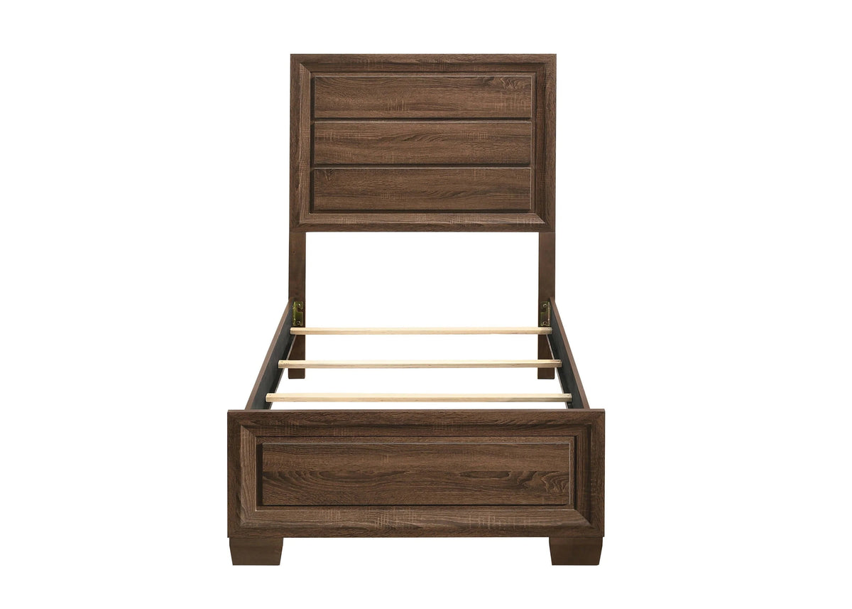 Brandon Twin Panel Bed Medium Warm Brown - 205321T Pie's Variety Store