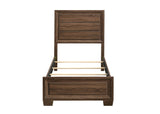 Brandon Twin Panel Bed Medium Warm Brown - 205321T Pie's Variety Store
