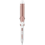 Conair Double Ceramic 3/4 inch Curling Iron (White/Rose Gold) has a higher ceramic content to deliver even heat