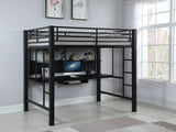Avalon Full Workstation Loft Bed Black - 460023 A-Z Store Nadia