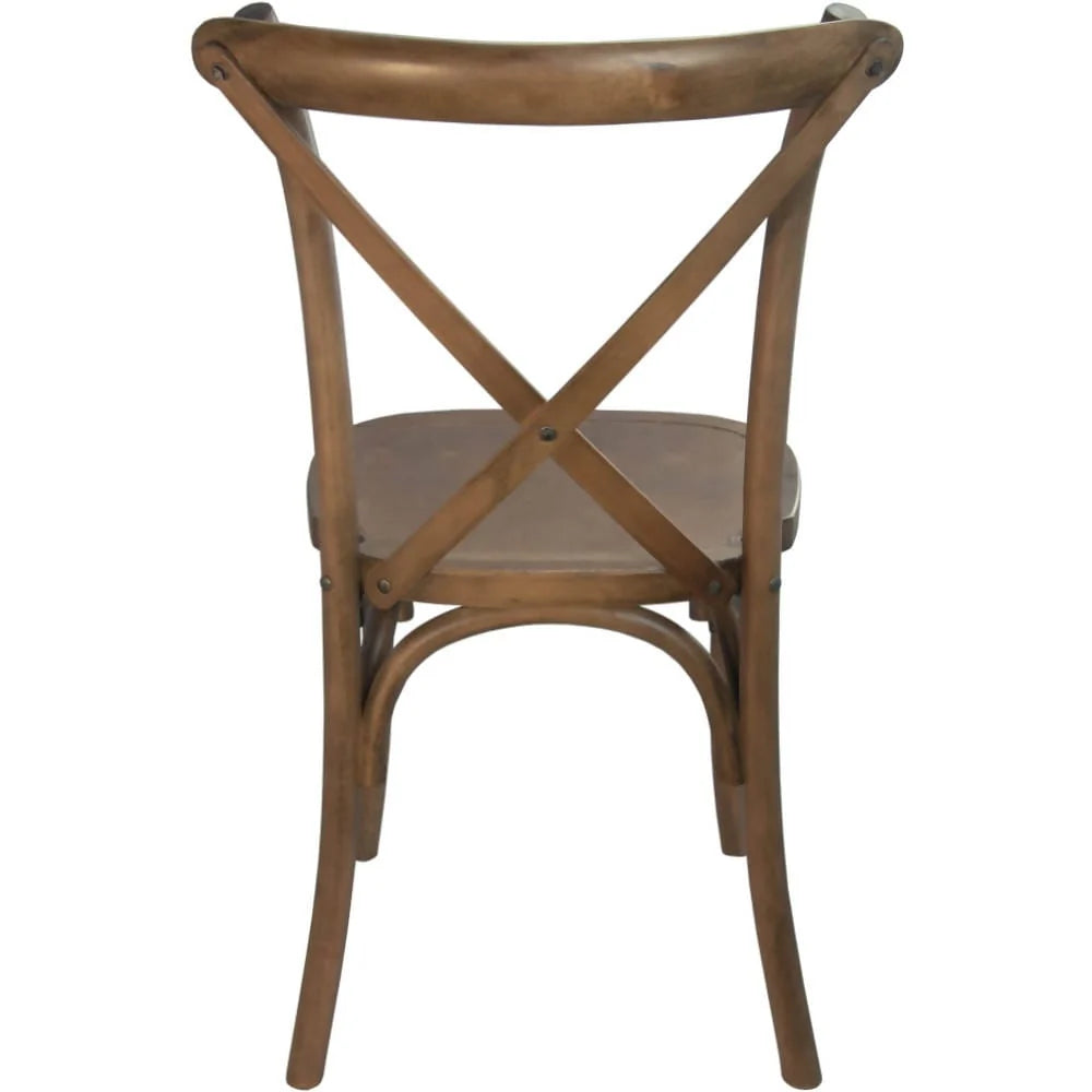 Advantage Dark Driftwood X-Back Chair [X-BACK-BURDRIFT] Pie's Variety Store