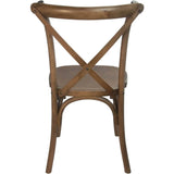 Advantage Dark Driftwood X-Back Chair [X-BACK-BURDRIFT] Pie's Variety Store